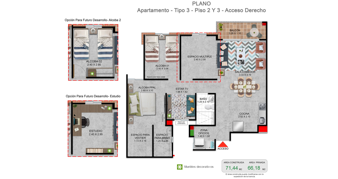 proyecto de apartamentos en cali, con subsidio de vivienda, constructora bolivar
