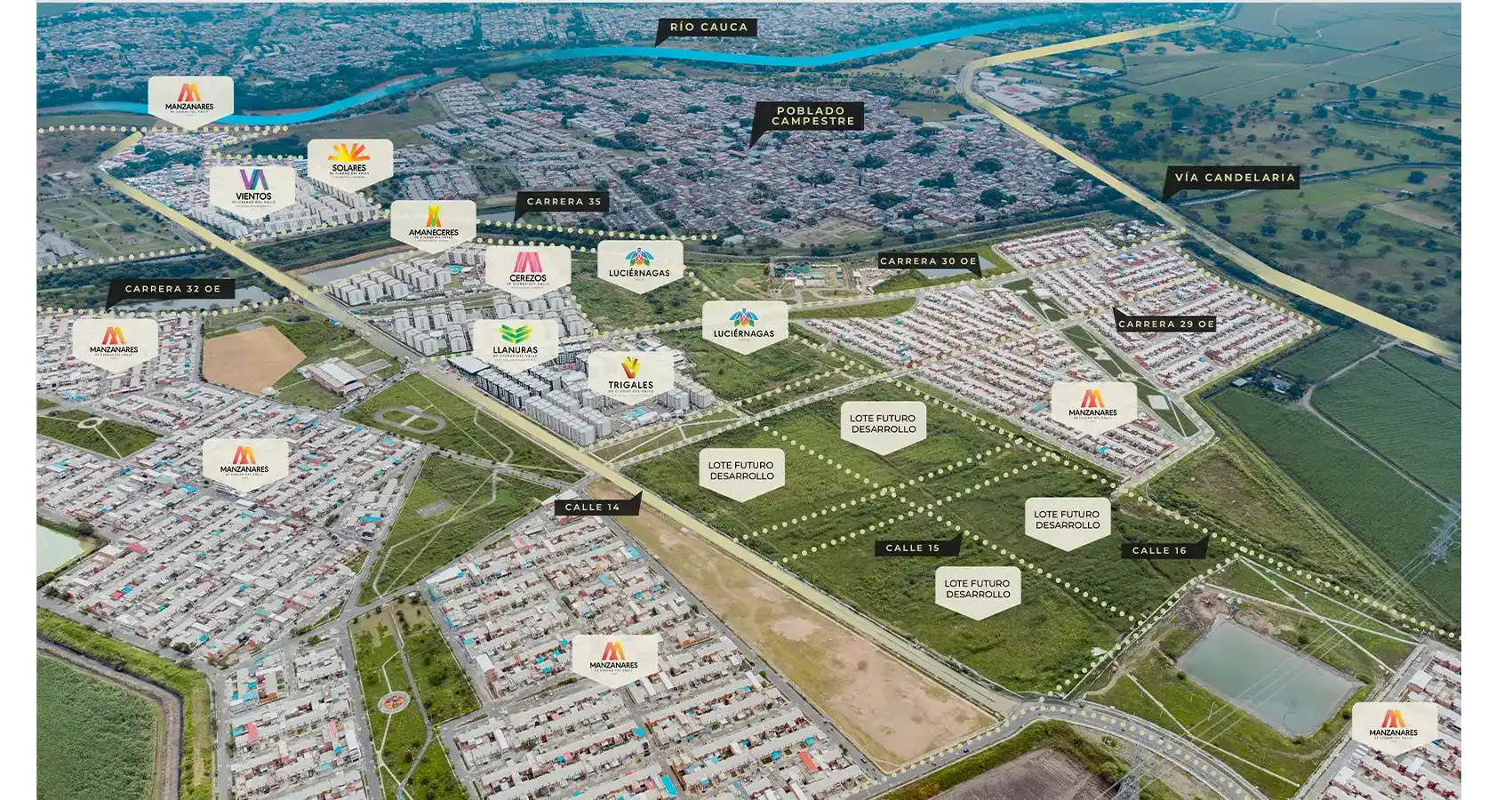 Proyectos de vivienda en la Candelaria