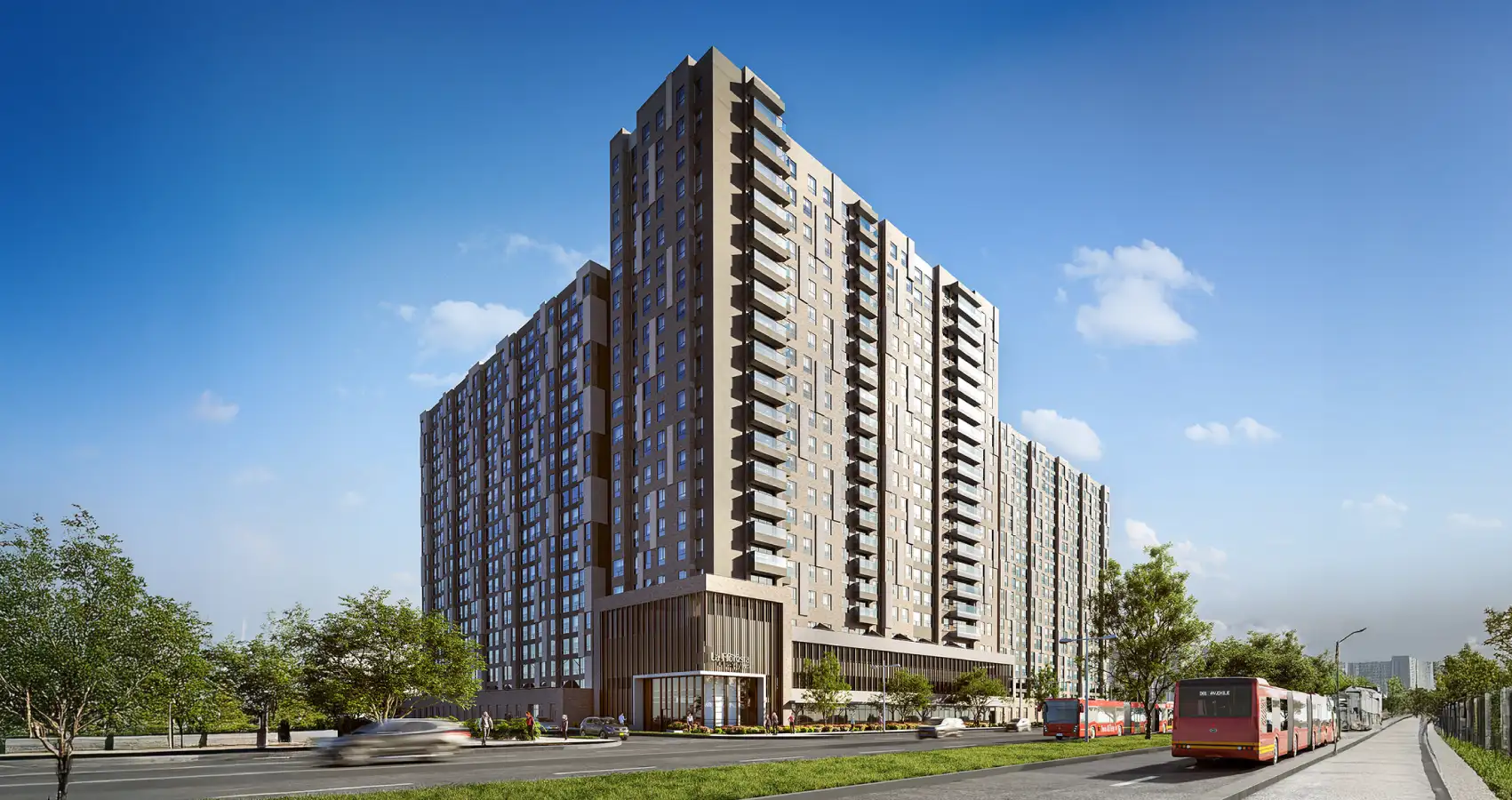 Fachada portería Floresta Living