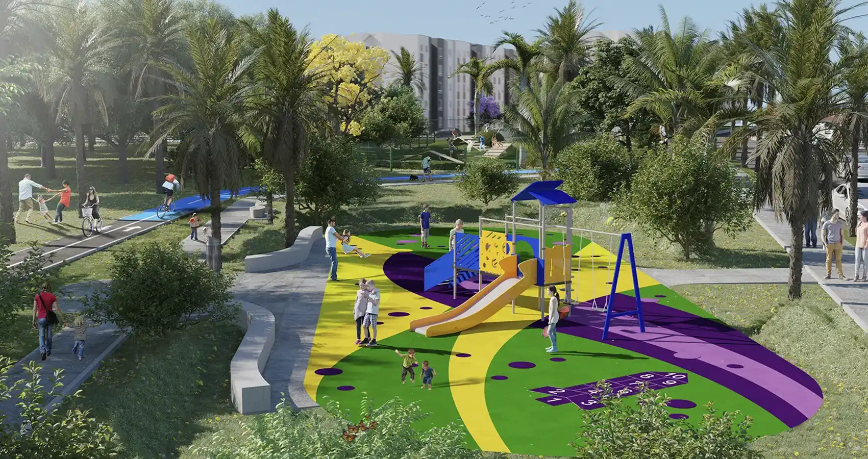 Parque infantil del Macroproyecto Valle Nuevo