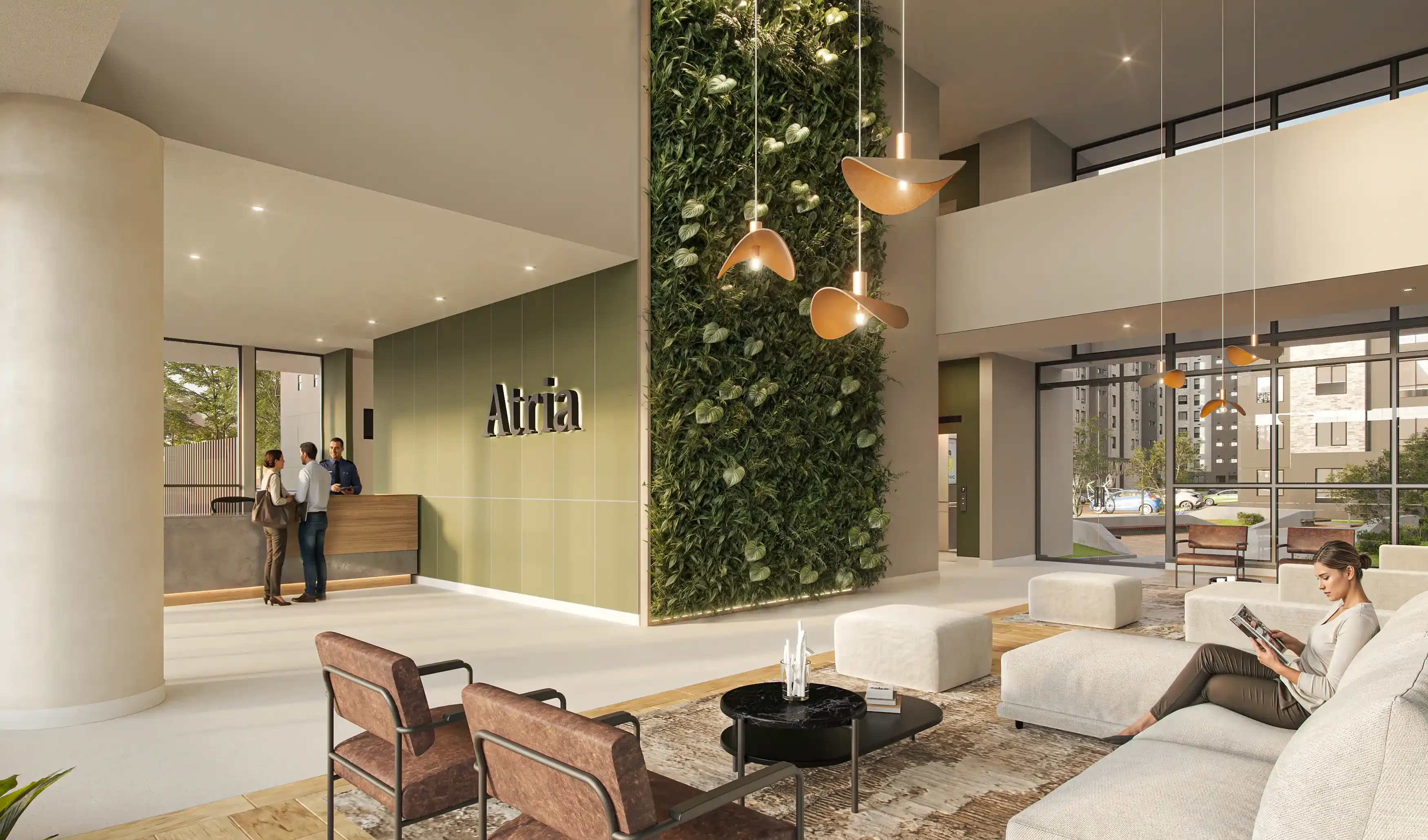 Render Lobby Atria