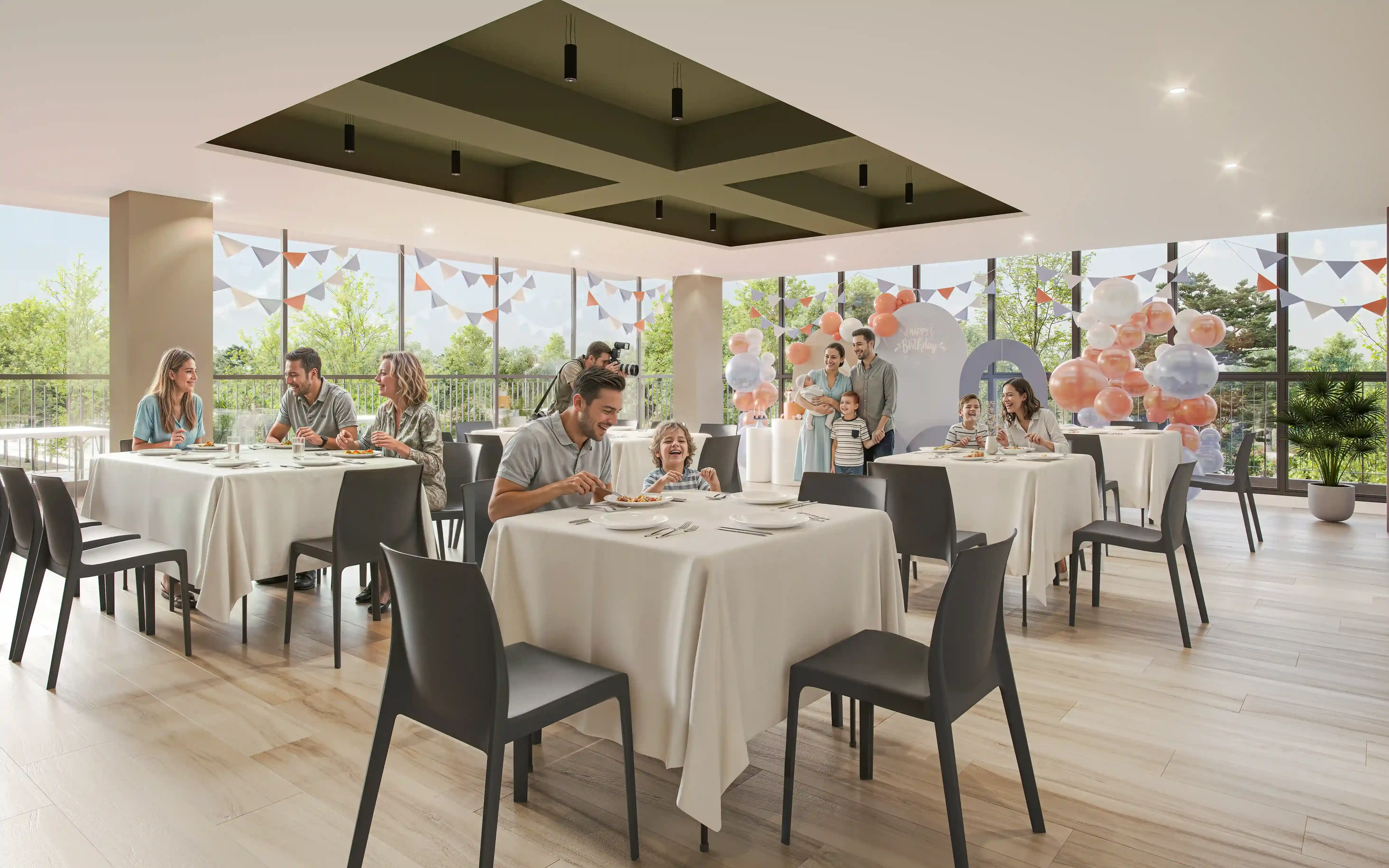 Render Salon de reuniones