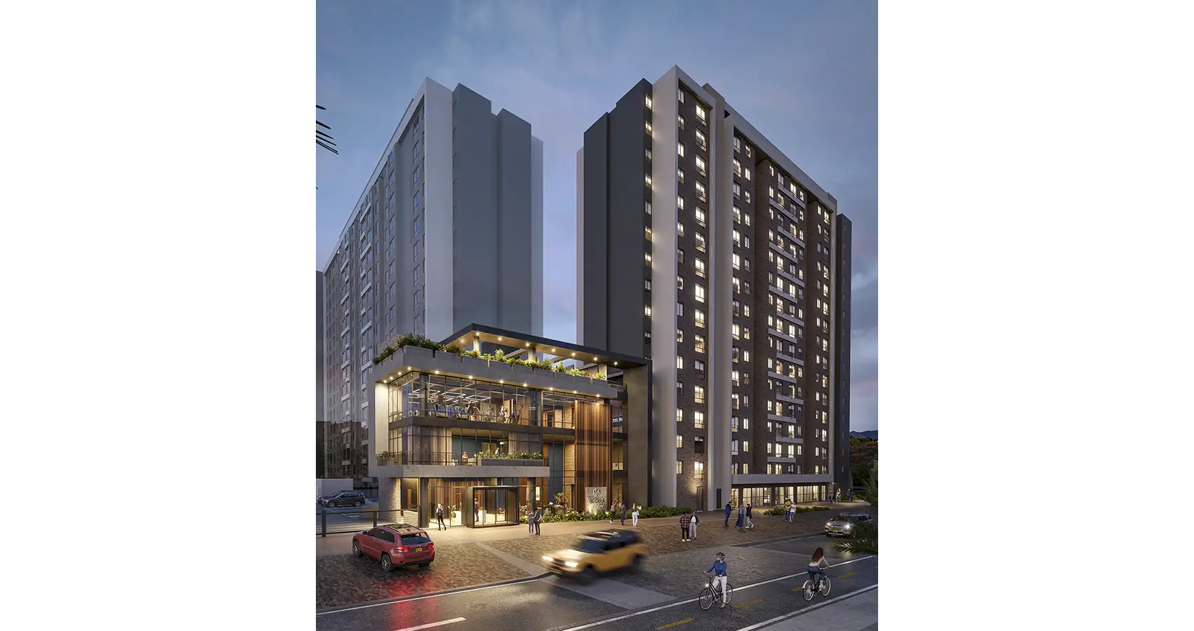 Fachada del proyecto 80 deck living