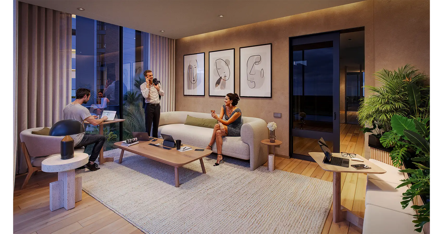 Lounge del proyecto Zenda