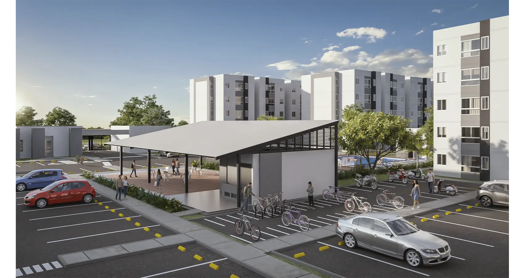 Samán del encanto quiosco