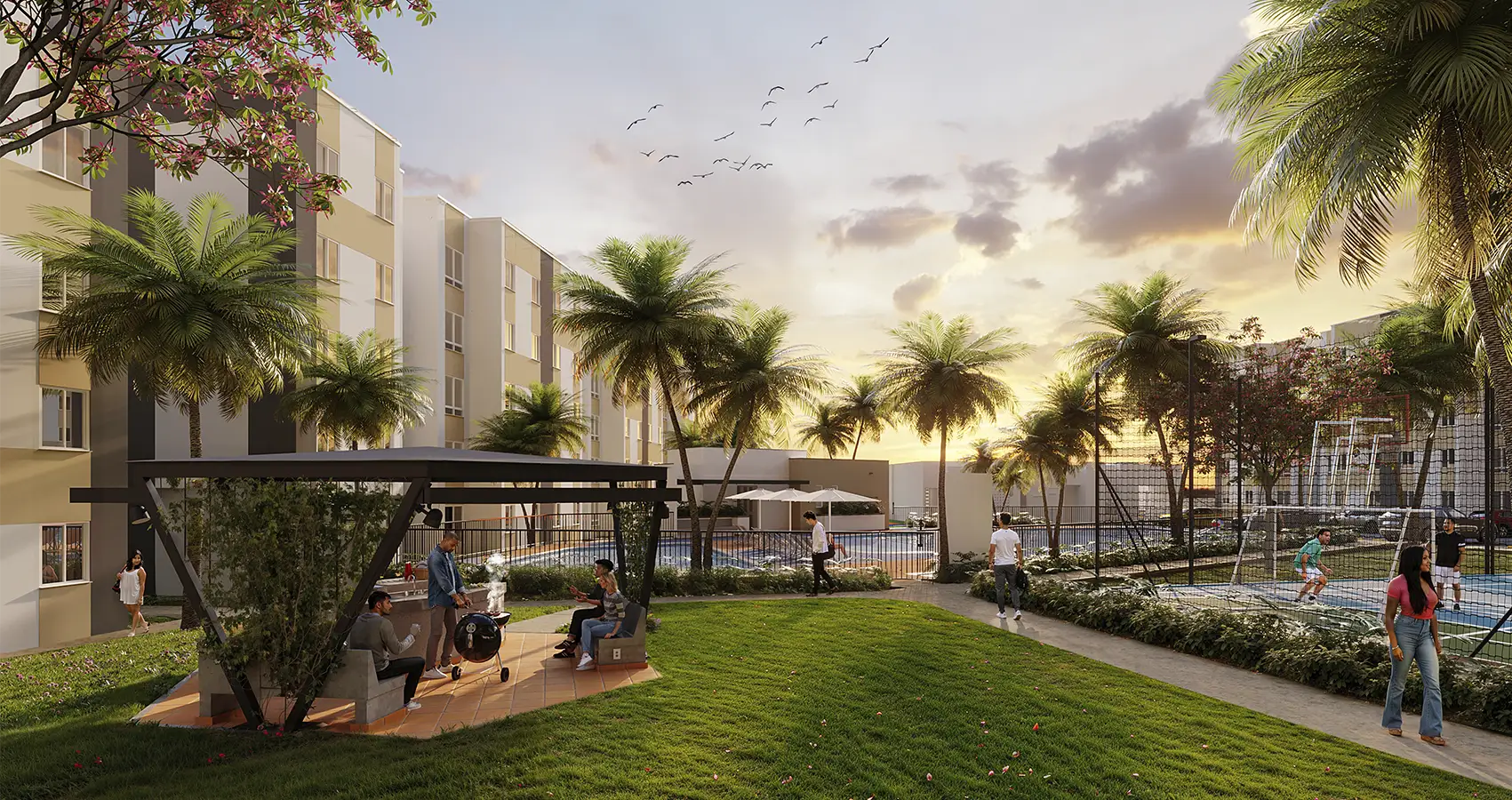 agua luna apartamentos parque dulce candelaria VIS