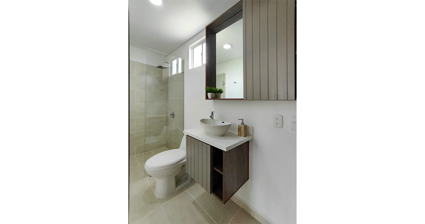 Apartamento modelo del proyecto verdal - baño