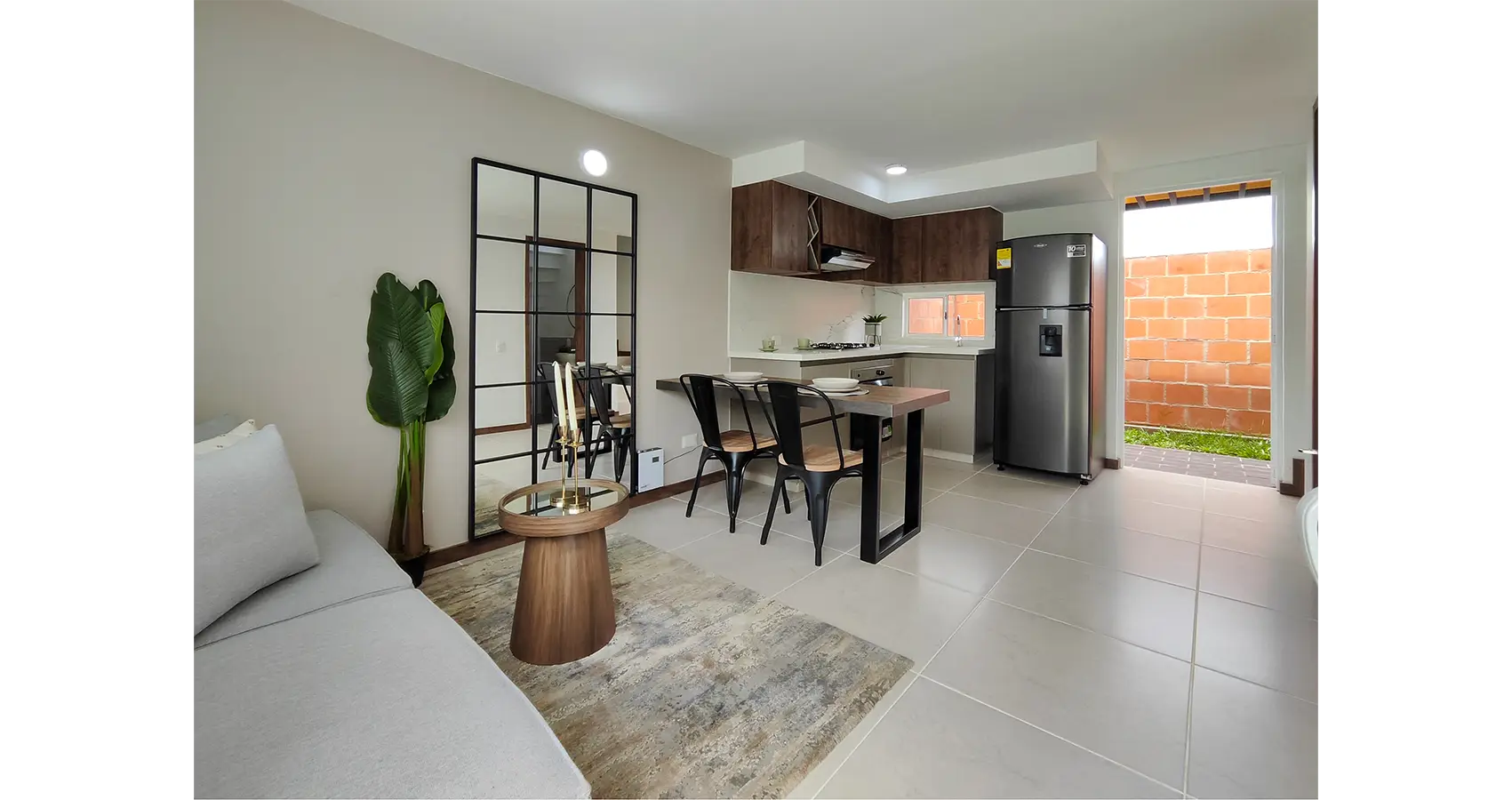 Apartamento modelo del proyecto verdal - sala comedor