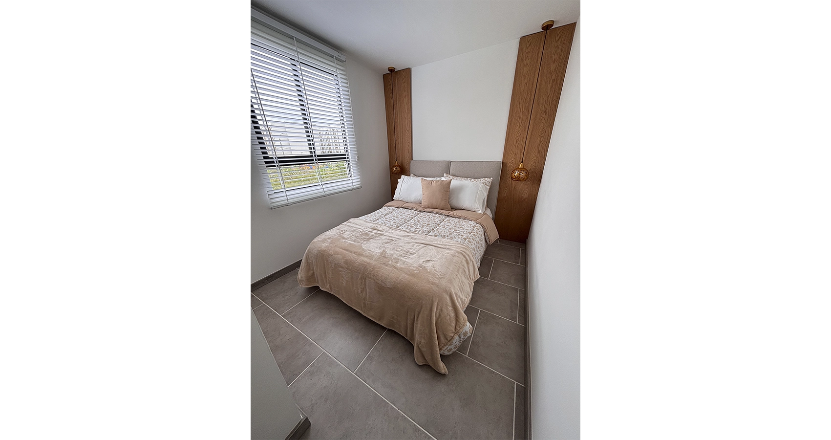 Apartamento modelo habitación del proyecto Bosques Bio