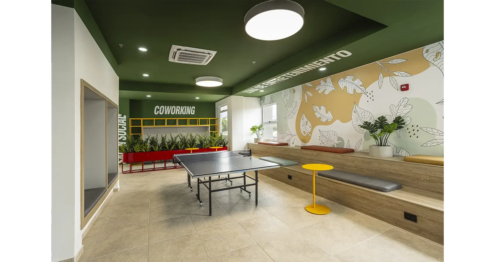 Camelias - sala de entretenimiento