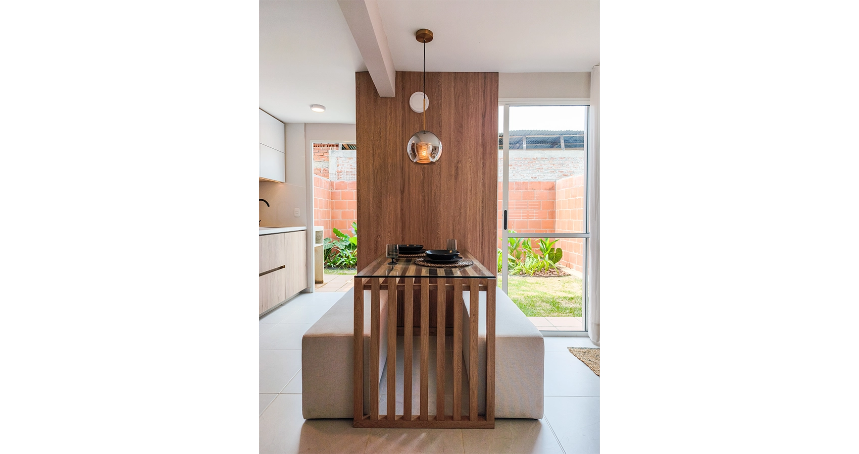 Claro verde apto modelo - comedor