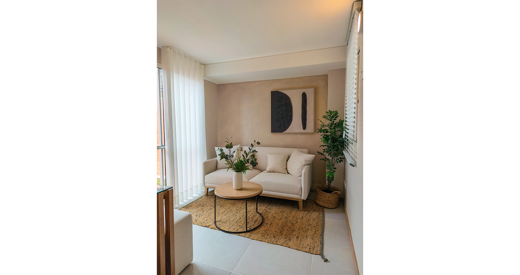 Claro verde apto modelo - sala