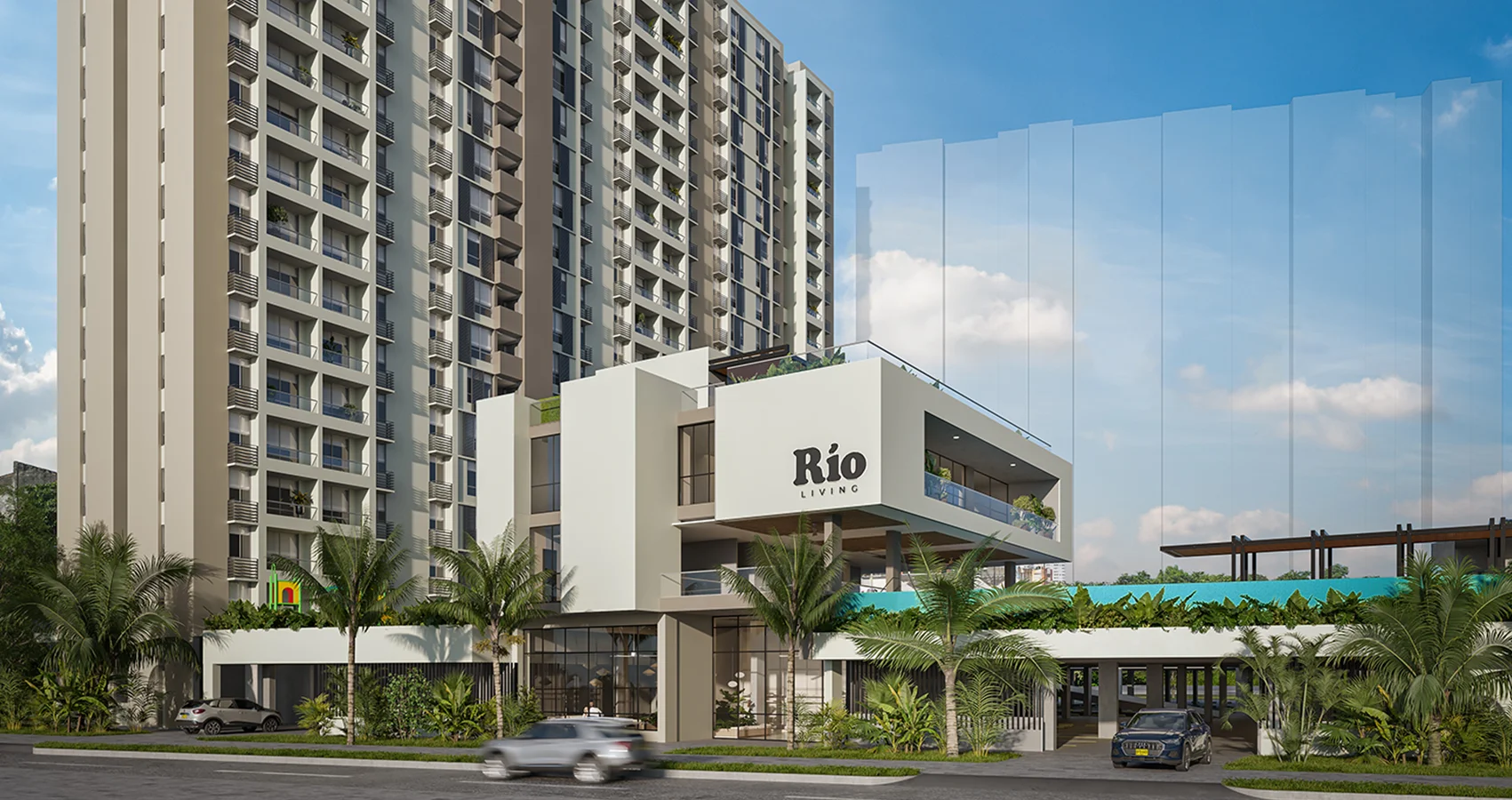 Fachada Rio Living - Proyecto Barranquilla - Constructora bolivar 