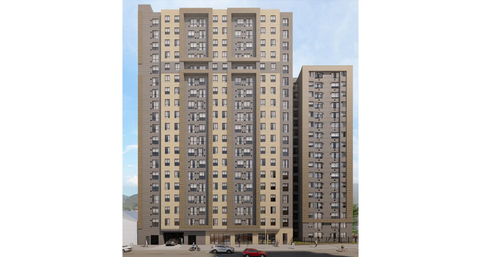 Novum Ricaurte proyecto de apartamentos en Bogotá 