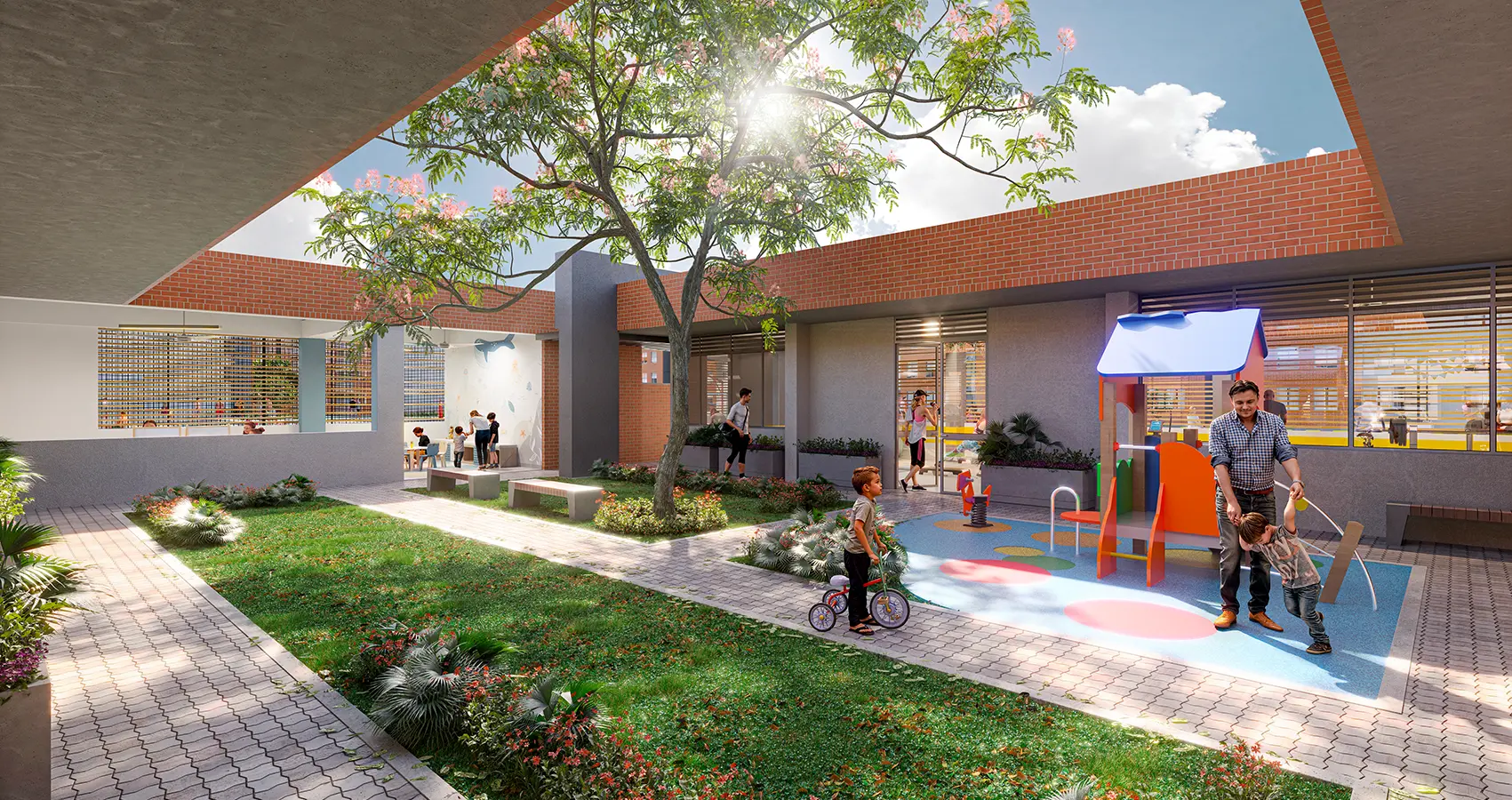 Imagen del centro infantil del Proyecto Gerona