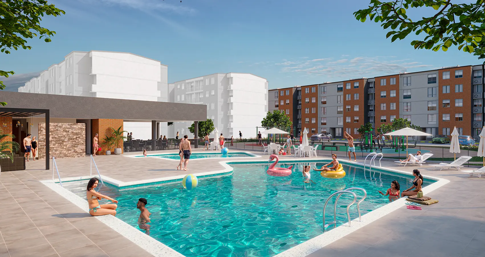 Imagen de la piscina del Proyecto Gerona