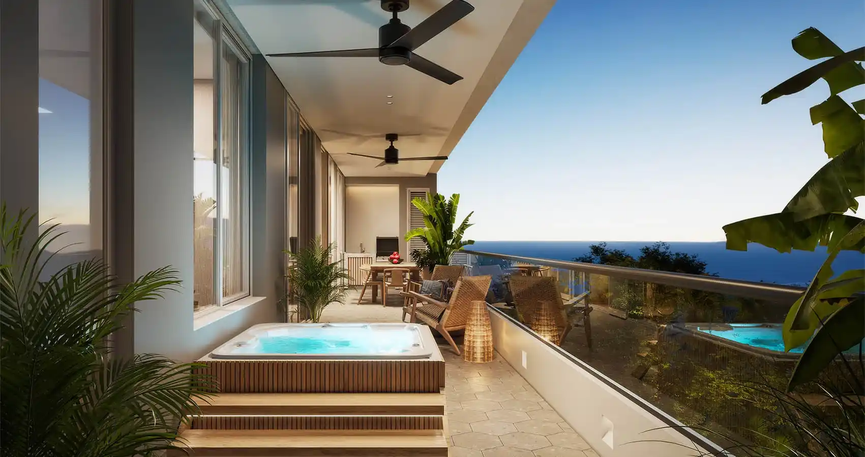 Apartamento tipo 155m2 - zona de la terraza