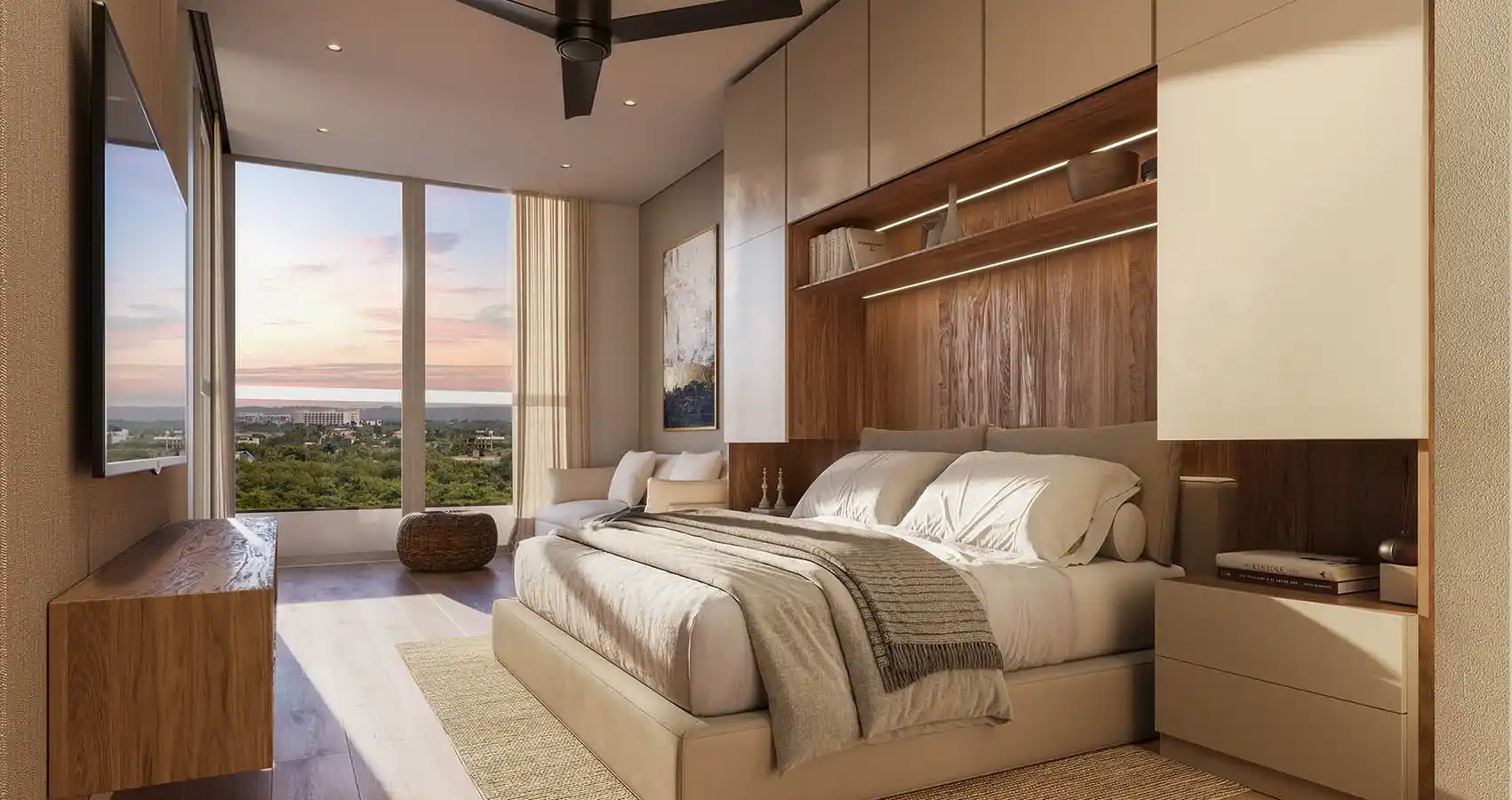 Apartamento tipo 156m2 habitación