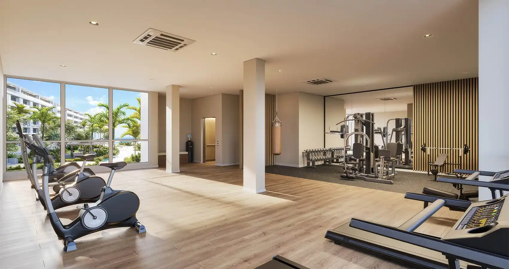 proyecto ísola Praia Gimnasio