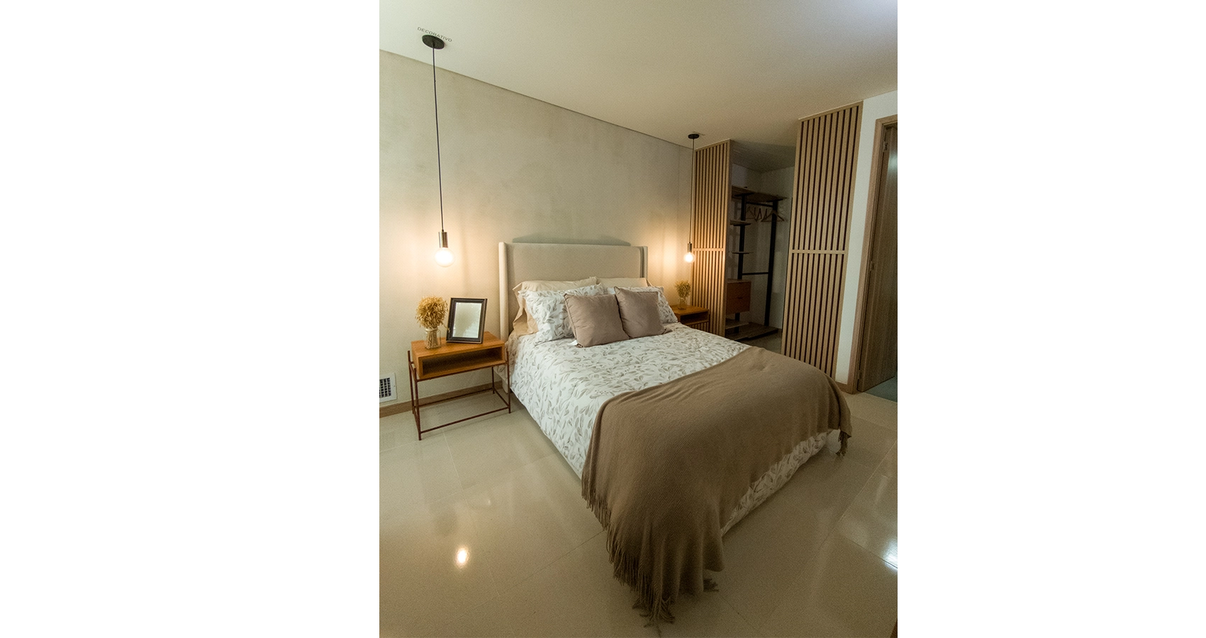 Apto modelo del proyecto los Lagos - alcoba principal