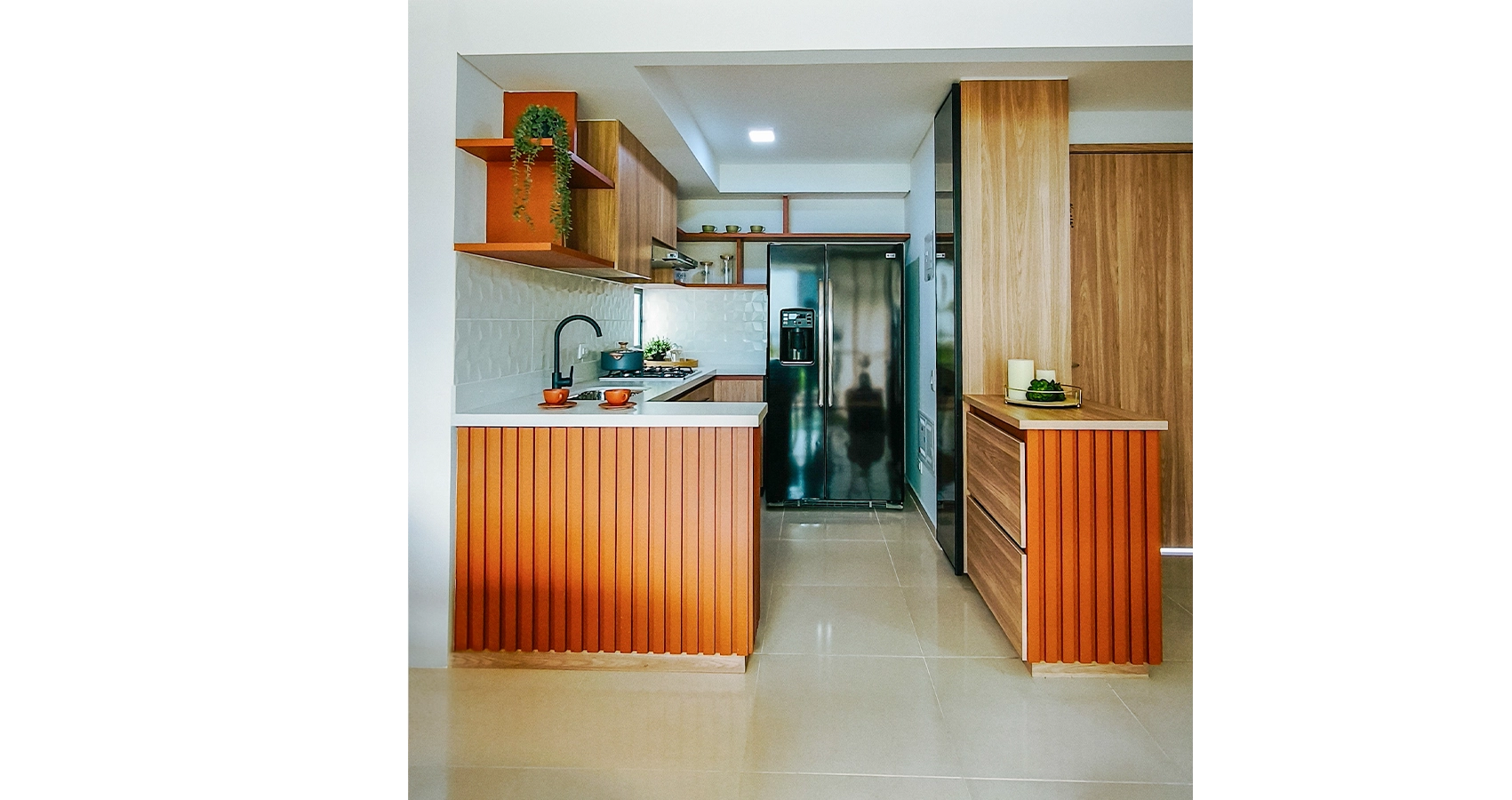 Apto modelo del proyecto los Lagos - cocina