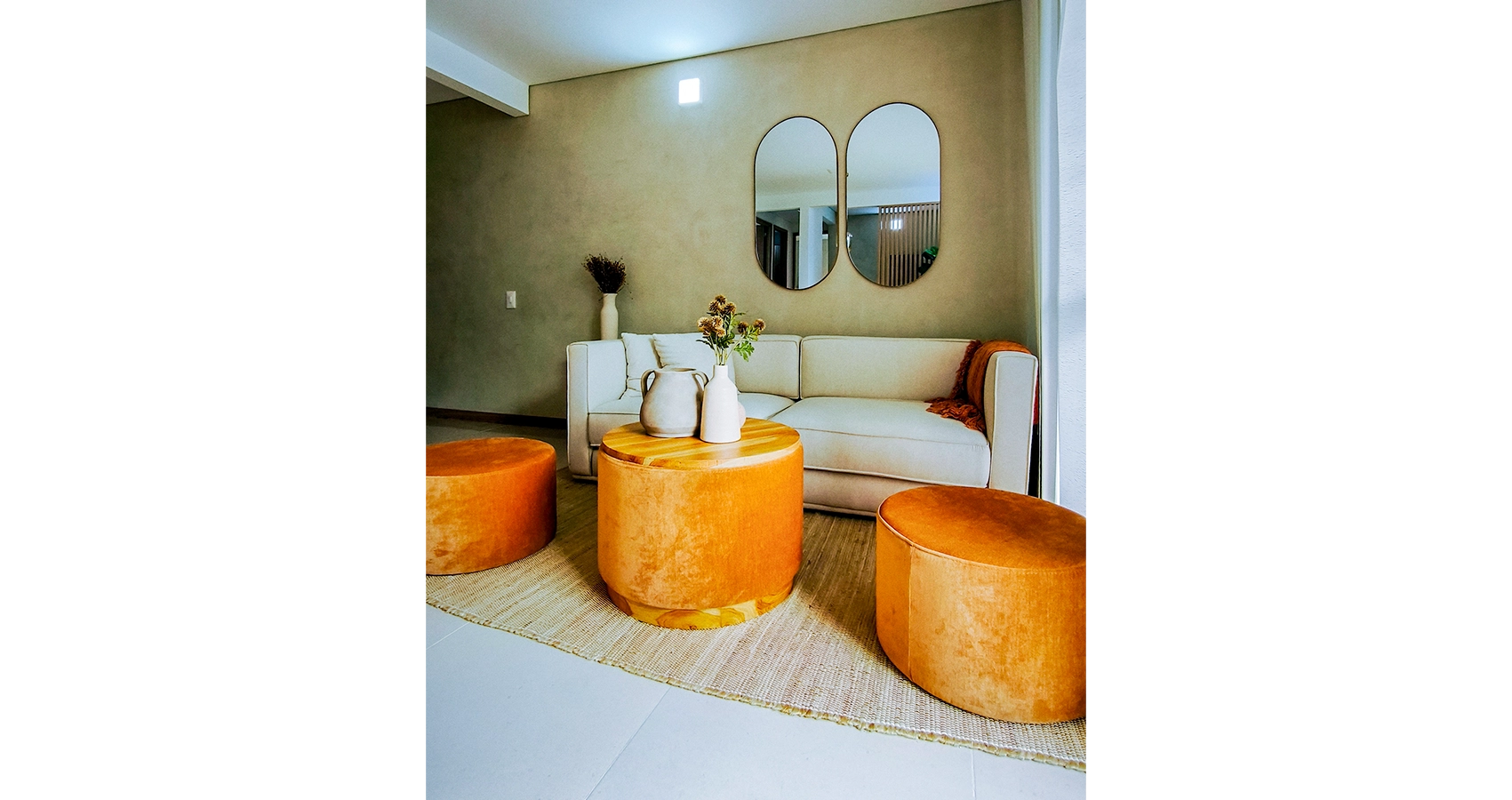 Apto modelo del proyecto los Lagos - sala