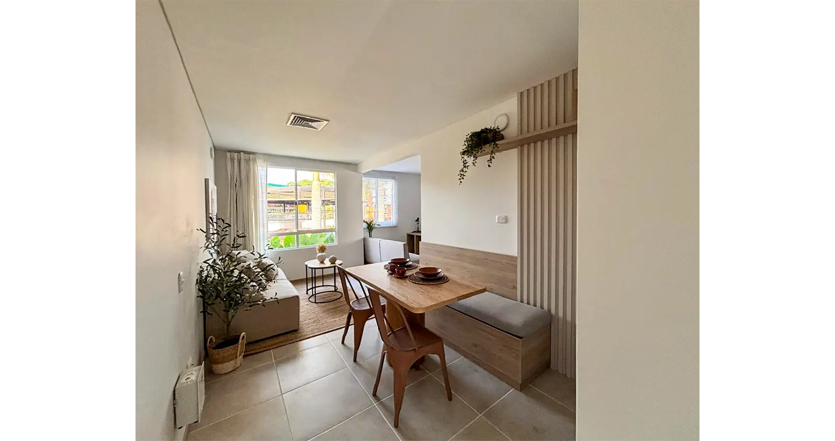 Apartamento modelo Miraluna - Sala comedor