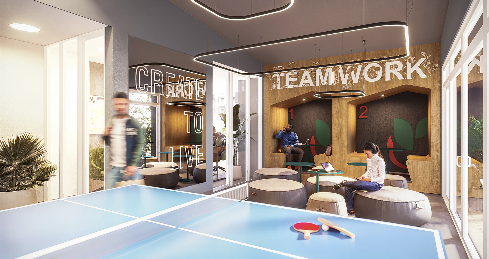 Coworking del proyecto Orellana