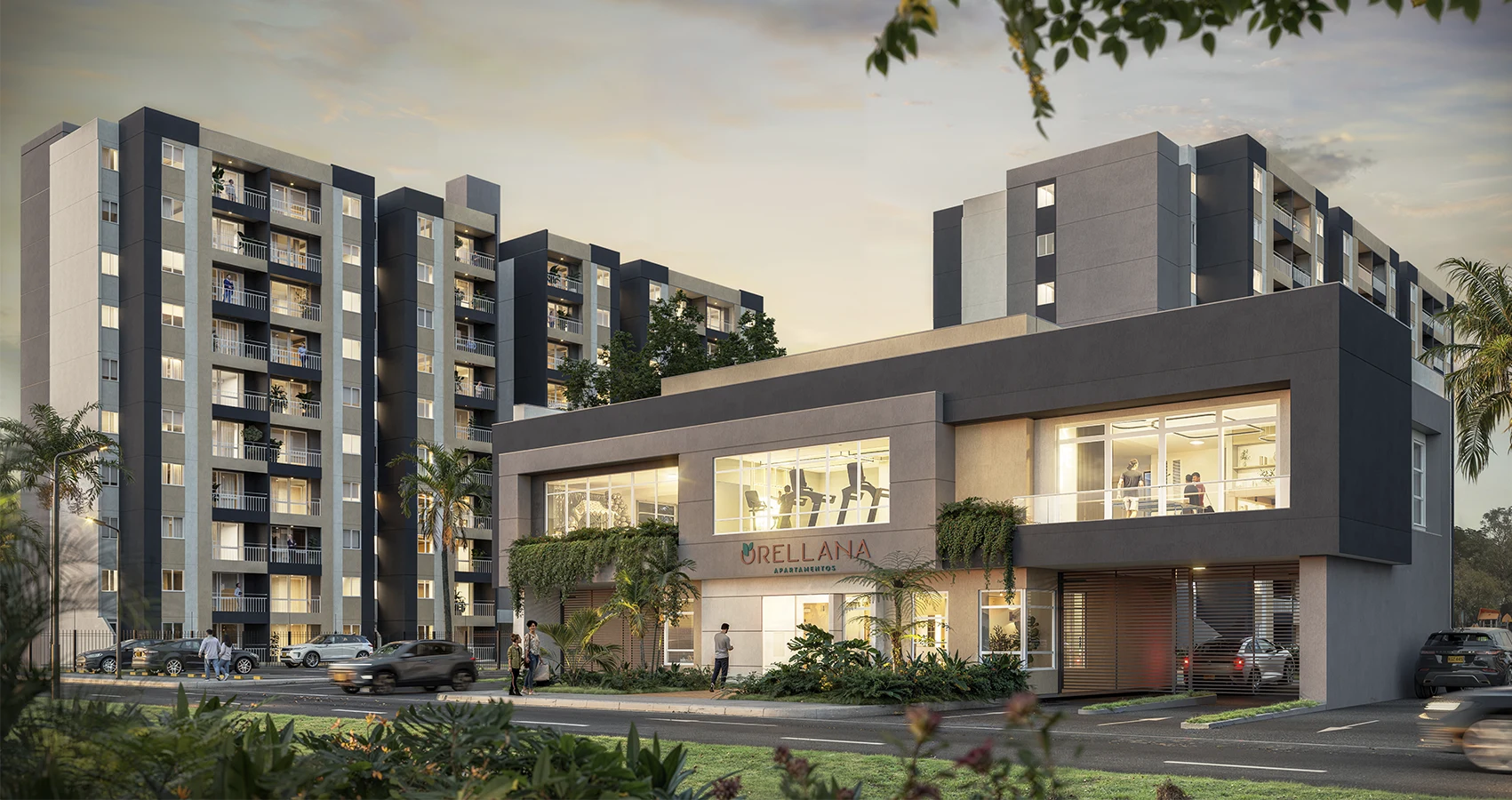 Portería del proyecto Orellana