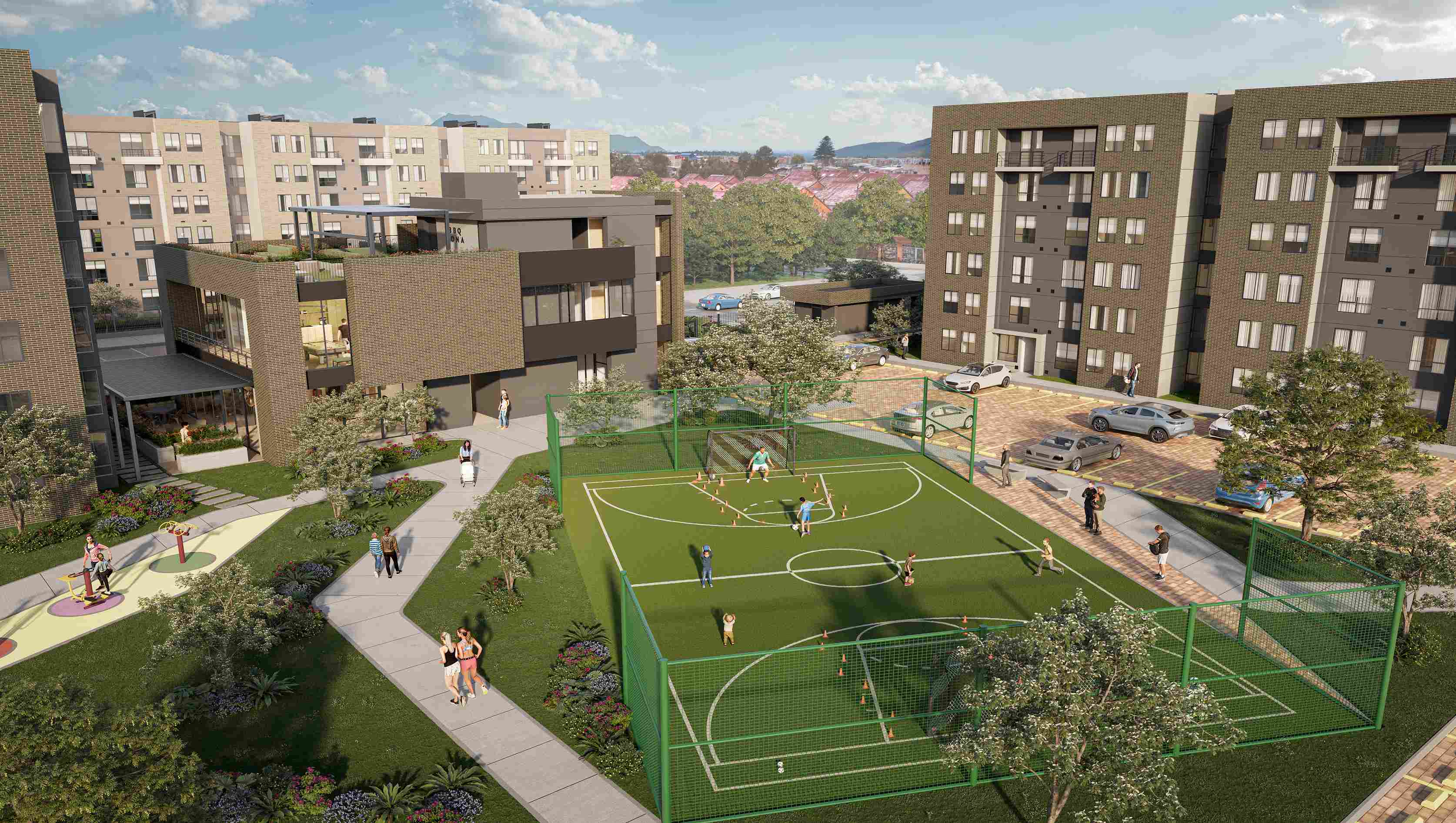 Cancha del proyecto Palo de Rosa