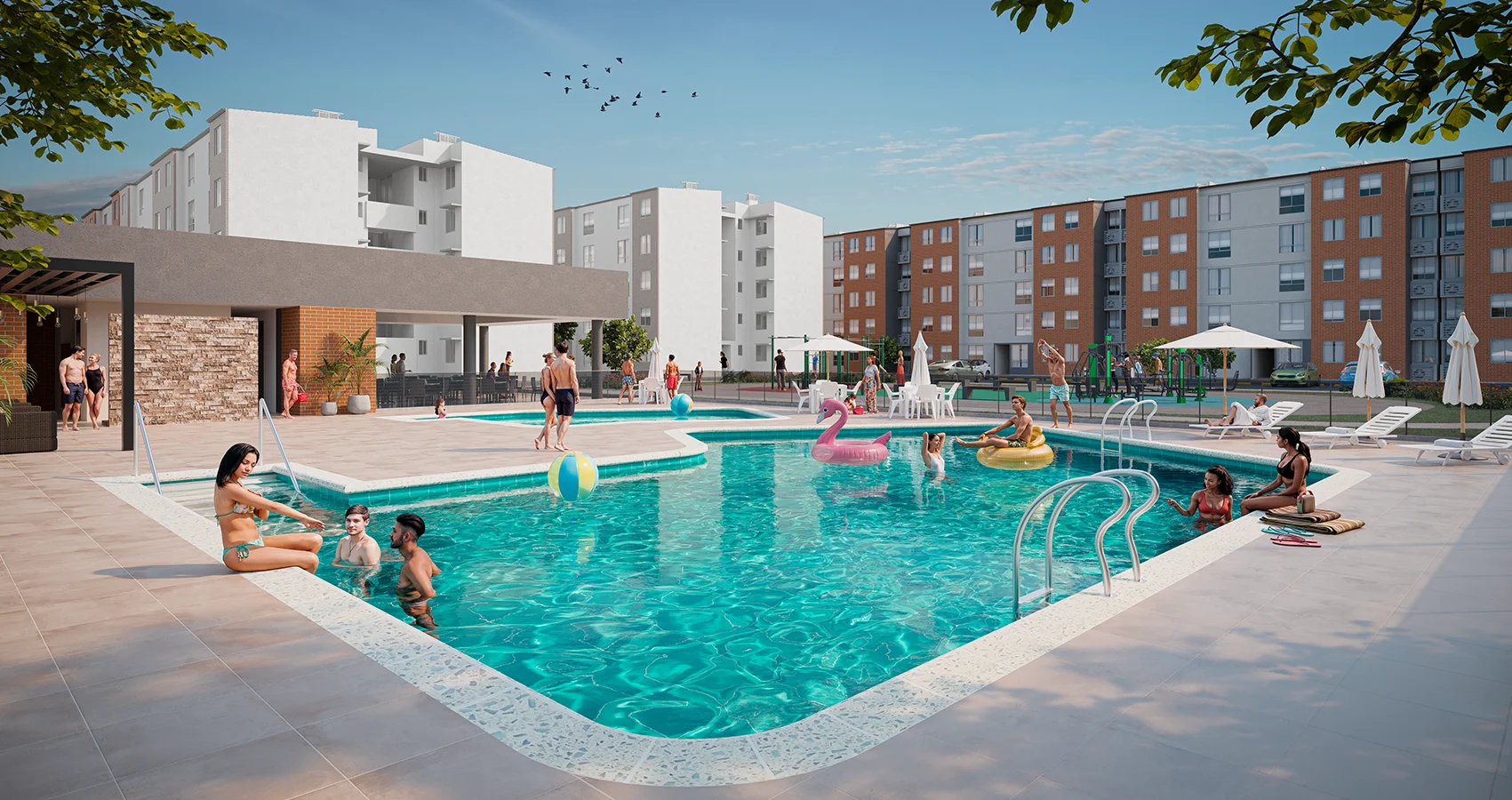 Imagen de la piscina del Proyecto Gerona