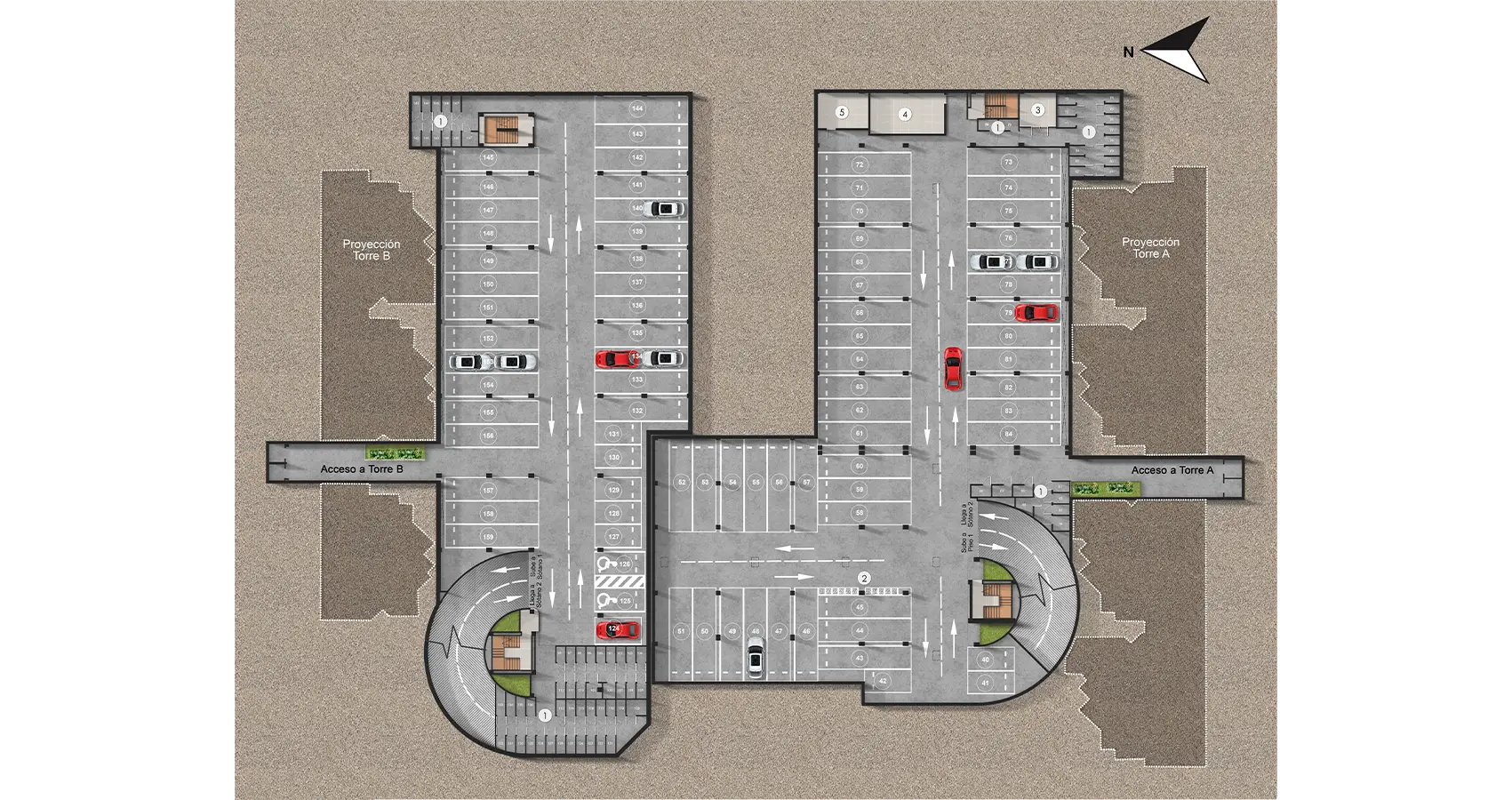 Proyecto Zenda Planta Sótano Piso 2