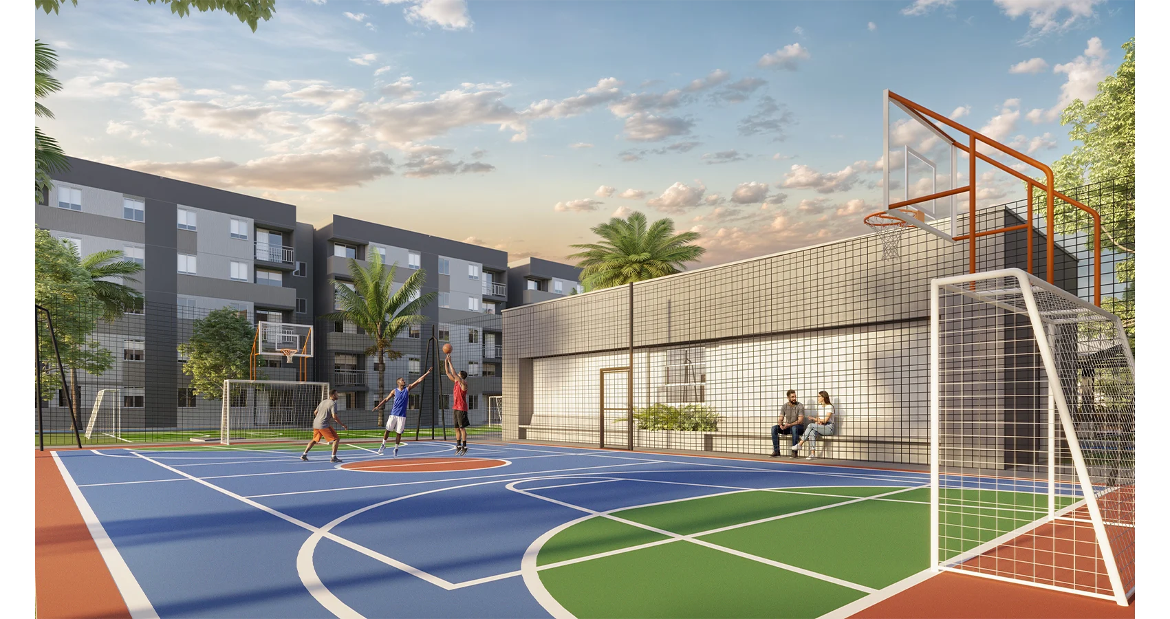 Cancha múltiple Abedules