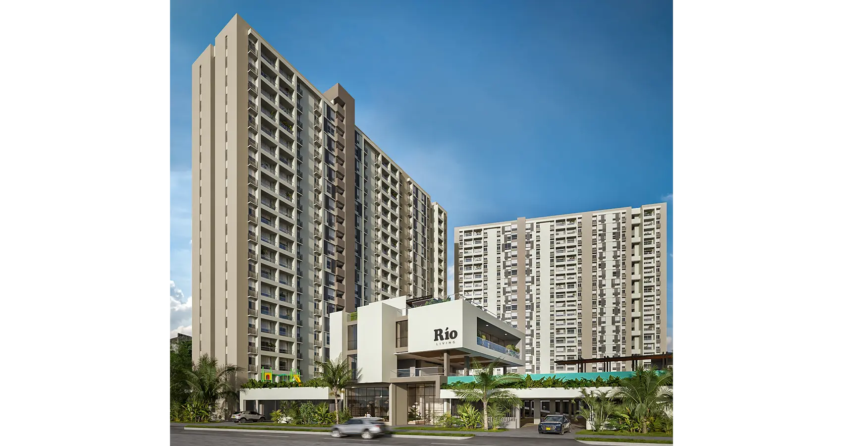 Fachada del proyecto Rio Living 