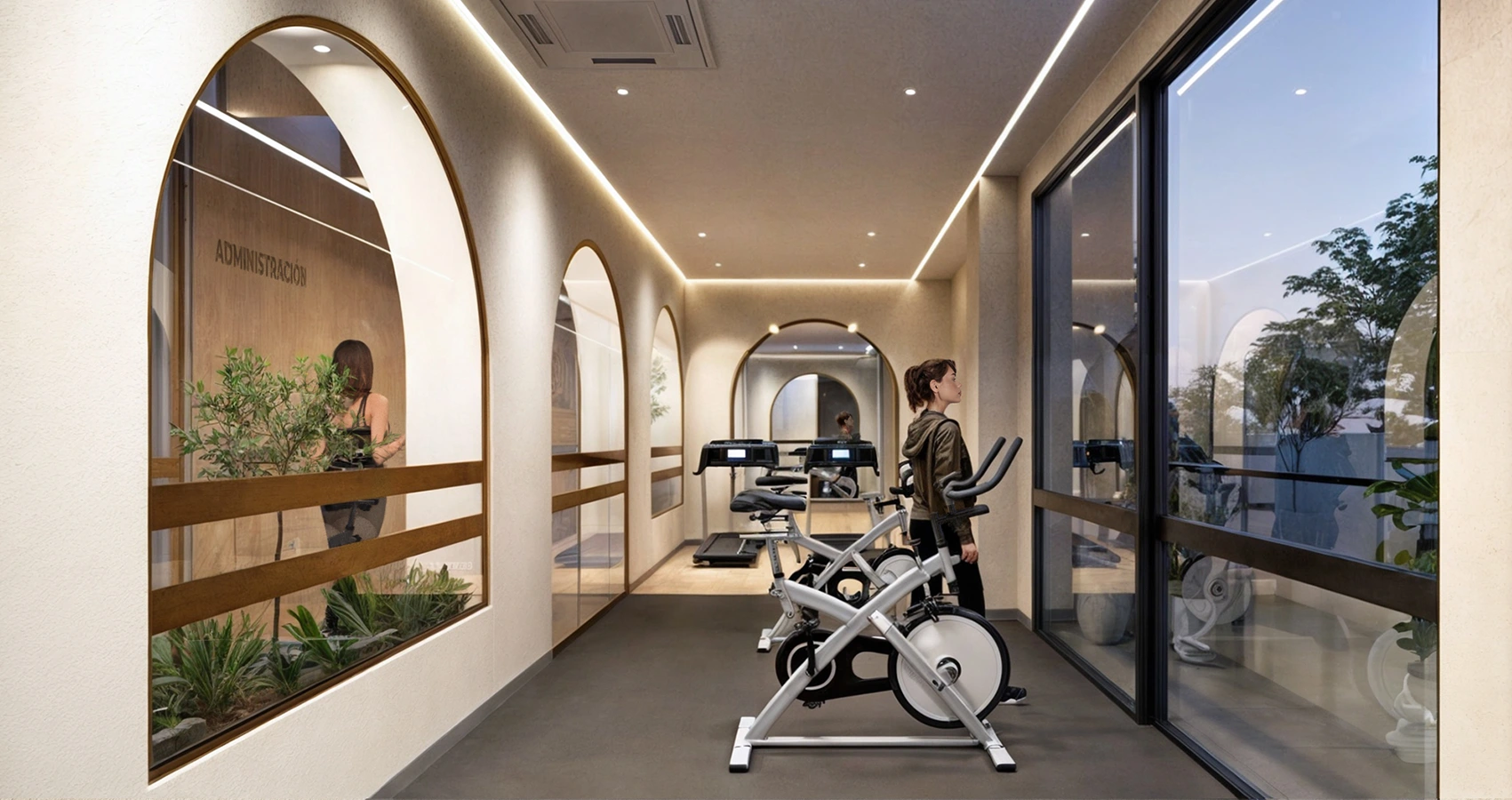 Proyecto de apartamentos Romero - Gimnasio