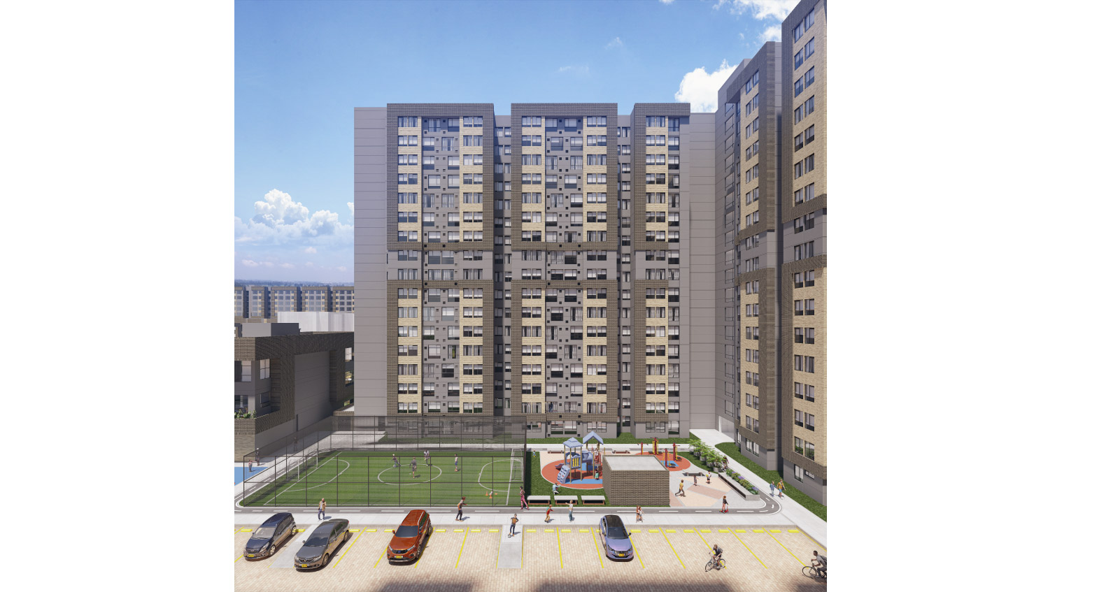 proyecto de apartamentos en Bosa - Rosa imperial 