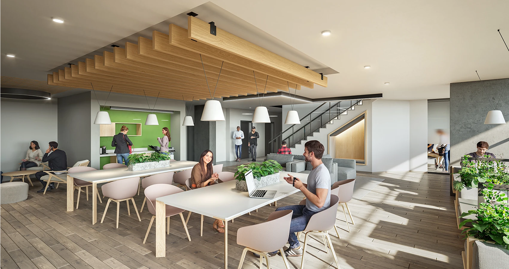 Coworking de Urbana 30, Bogotá, diseñado por Constructora Bolívar.