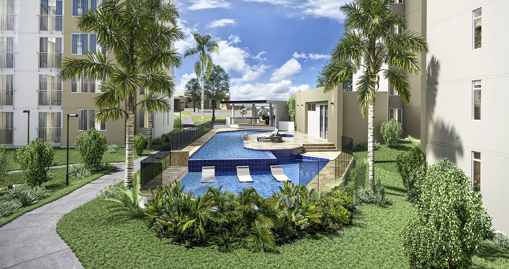 Piscina del proyecto Verde Caracolí