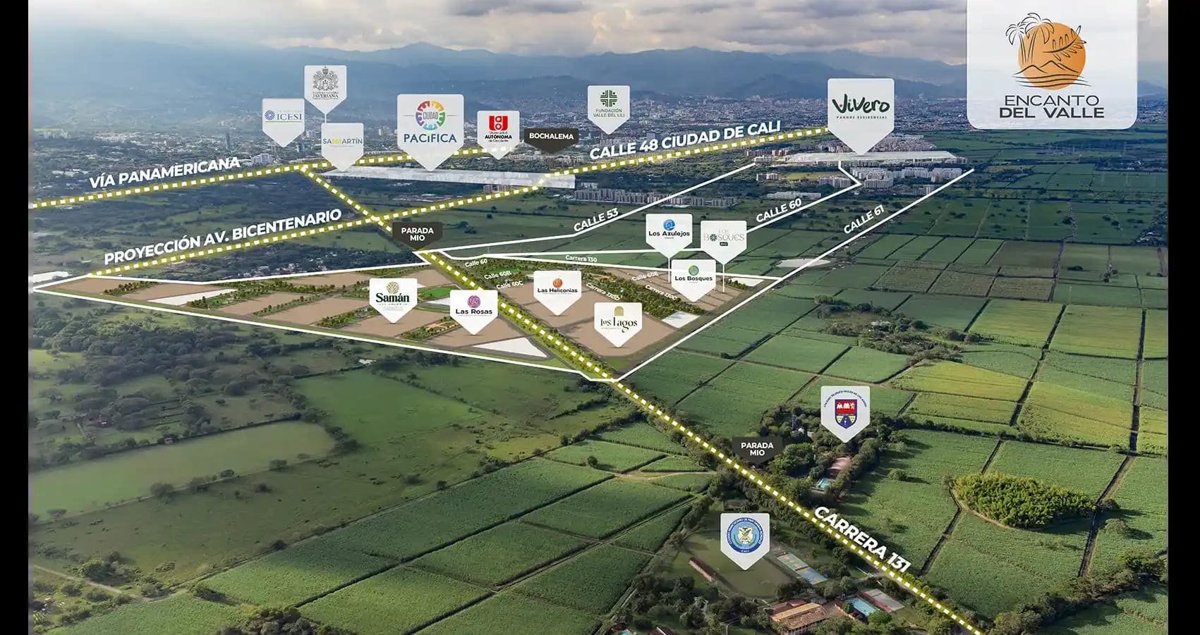 Mapa Encanto del Valle