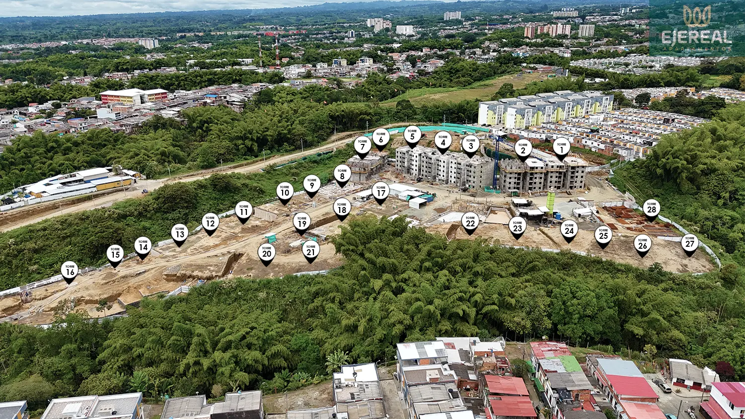 Foto del proyecto en avance de obra de enero de 2026