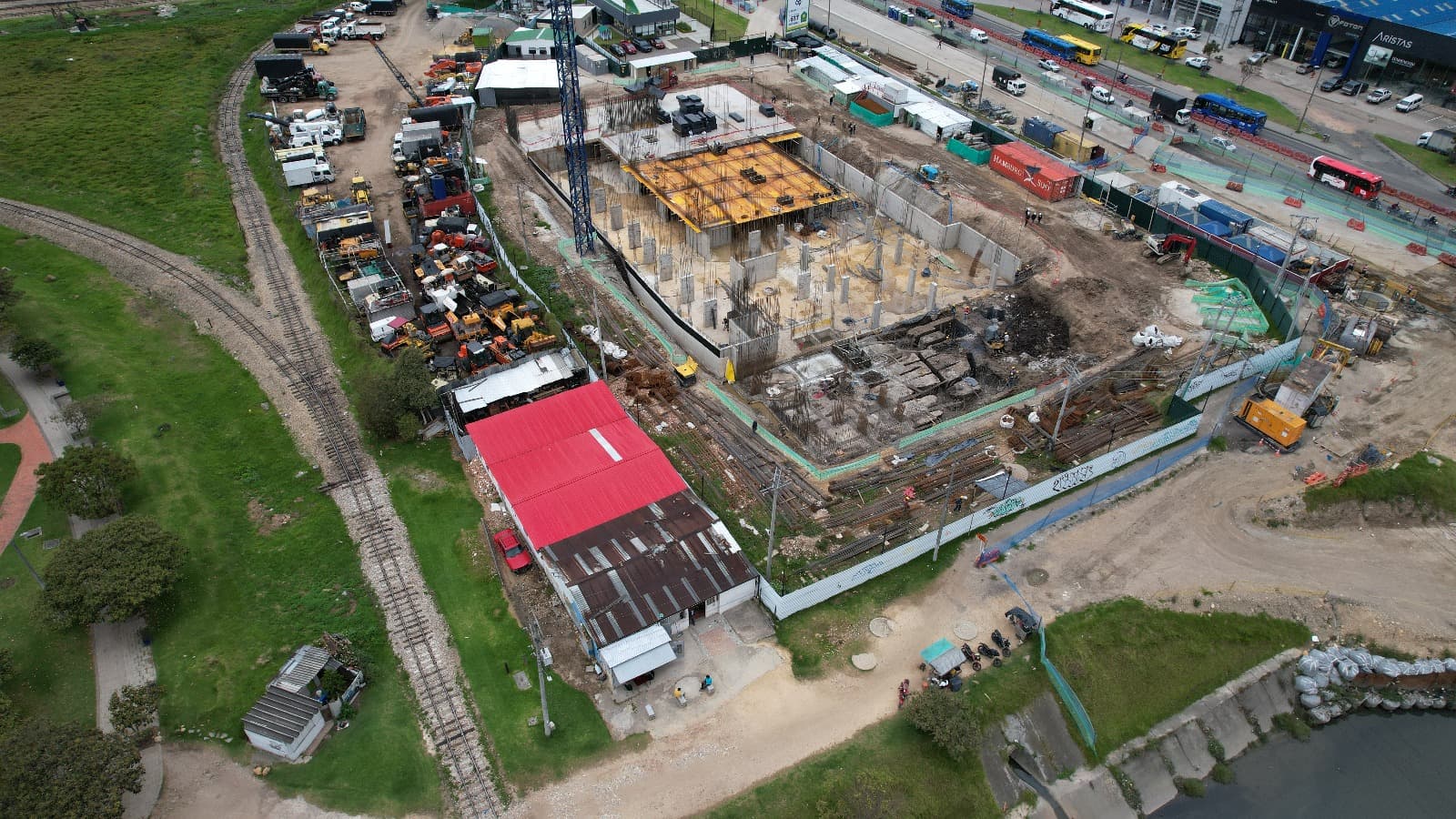 Foto del proyecto en avance de obra abril de 2024