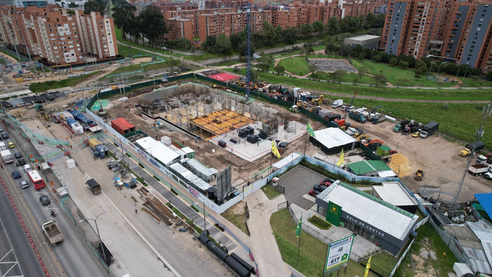 Foto del proyecto en avance de obra abril de 2024