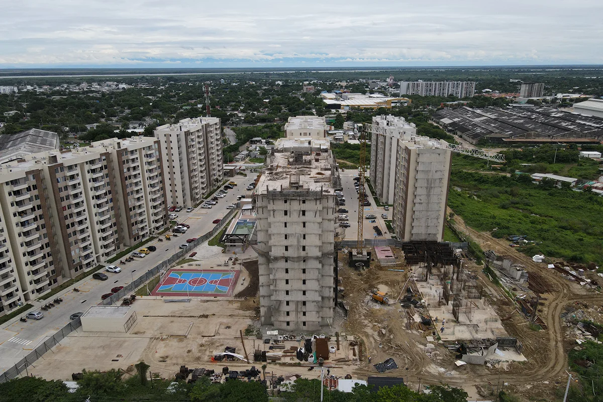 Foto del proyecto Puerto Guitarra en avance de obra Octubre de 2024