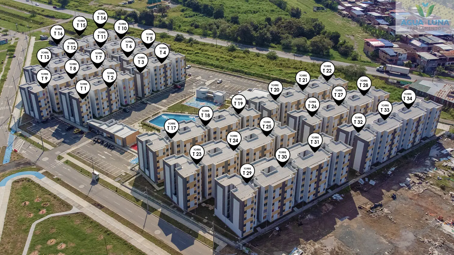 Foto del proyecto Agua Luna en avance de obra Diciembre de 2025