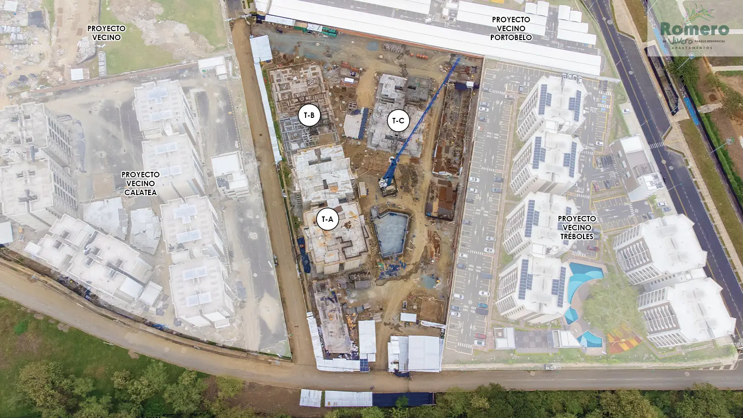 Foto del proyecto en avance de obra Agosto de 2025