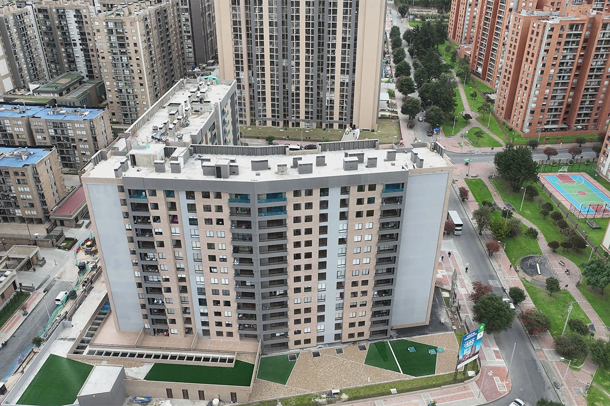 Foto del proyecto Álamo Veramonte en avance de obra agosto de 2025