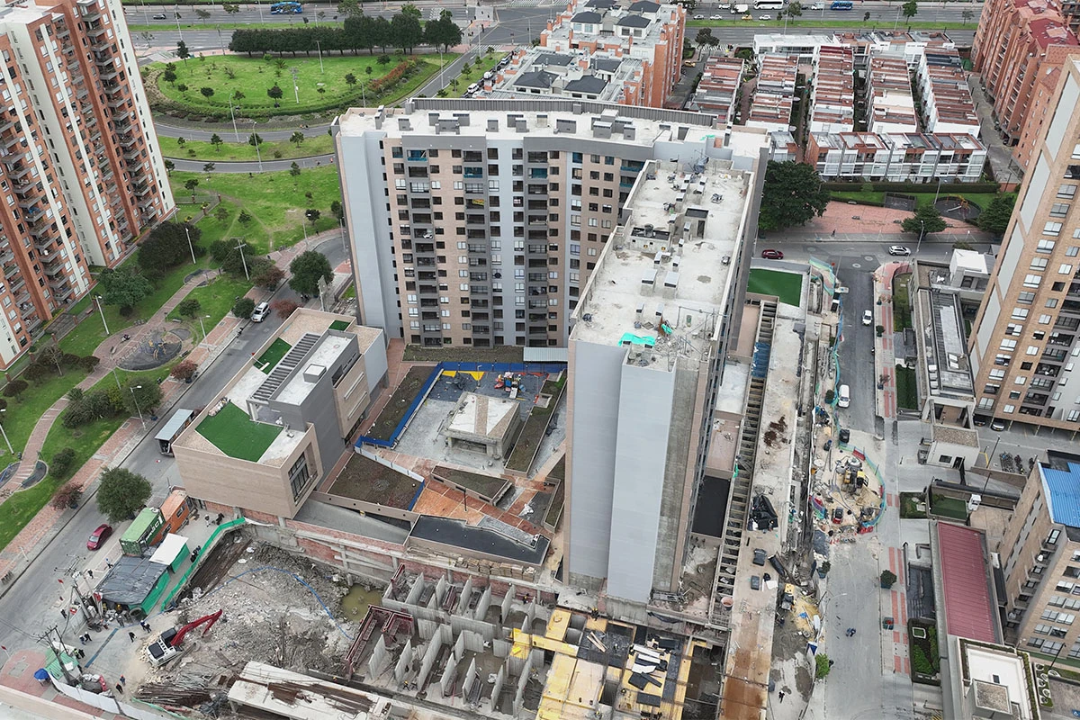 Foto del proyecto Álamo Veramonte en avance de obra agosto de 2025