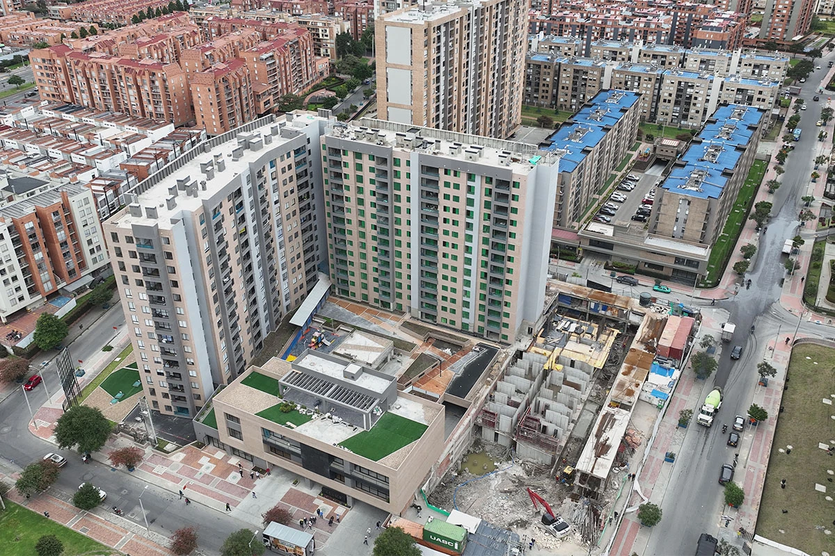 Foto del proyecto Álamo Veramonte en avance de obra agosto de 2025