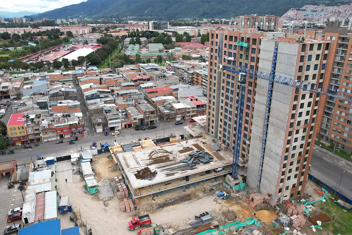 Foto del proyecto Baviera Park en avance de obra agosto de 2025