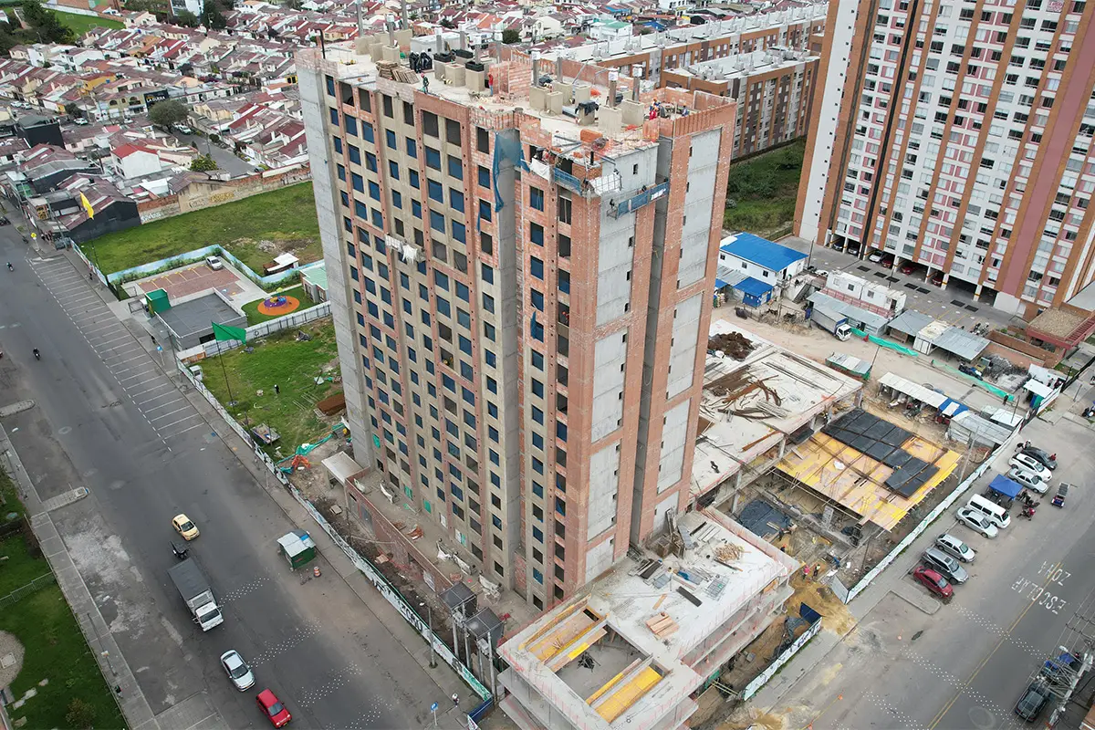 Foto del proyecto Baviera Park en avance de obra agosto de 2025